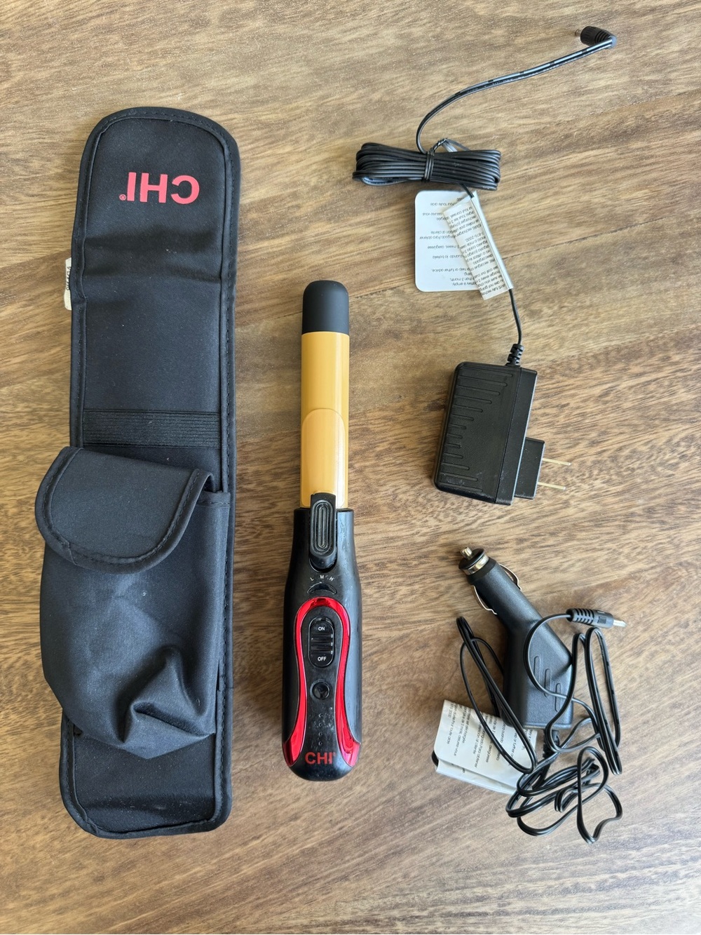 CHI Escape Cordless 1” Ceramic Curling Iron Set